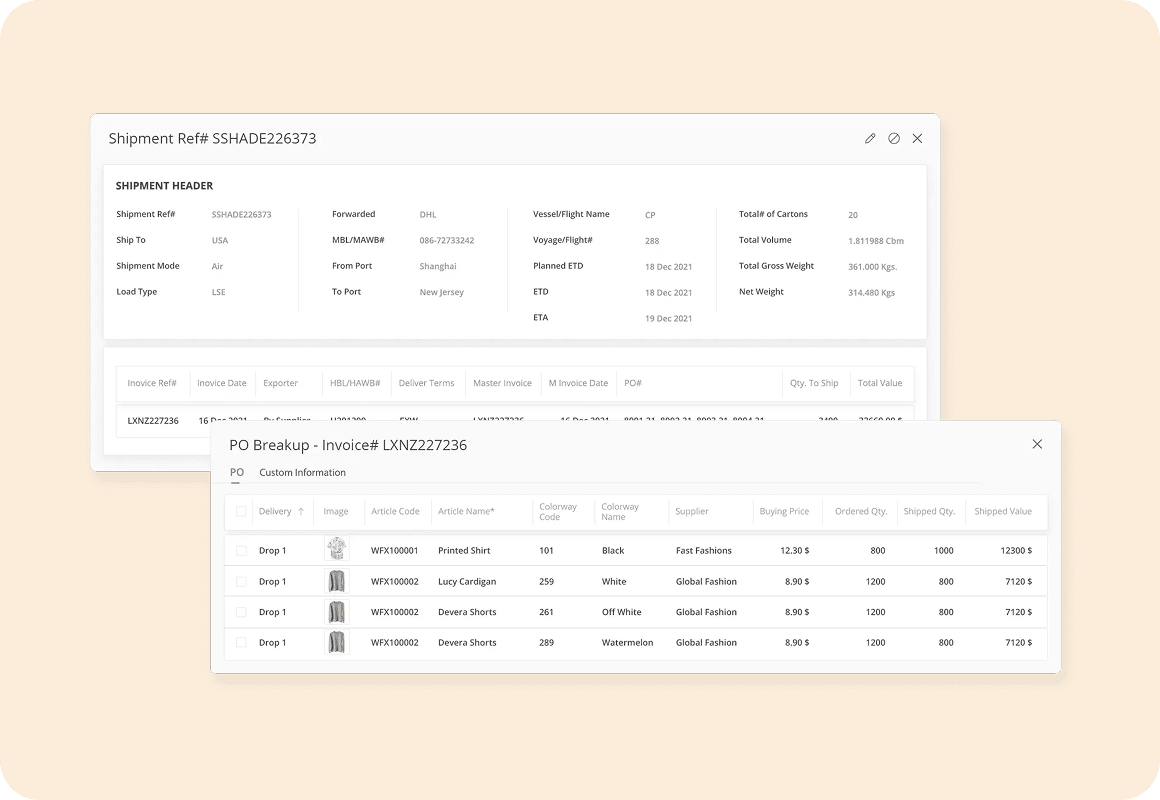 TrackVendorShipments