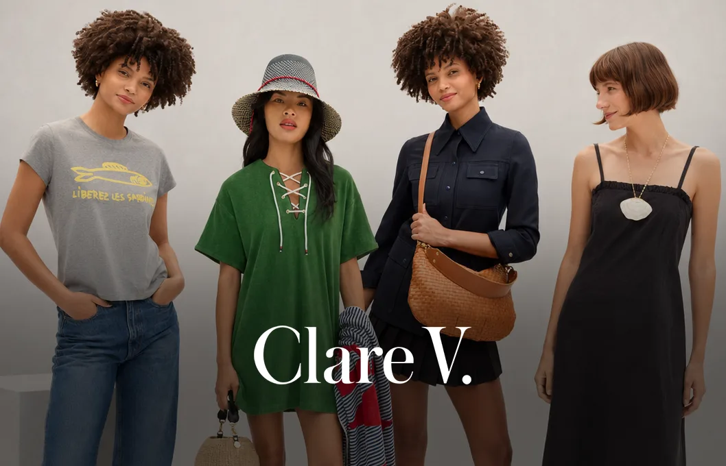 Clare V. apparel and accessories campaign, a WFX fashion PLM software customer 